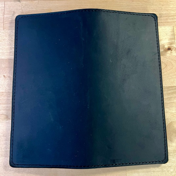 ❌ SOLD ❌ Handmade leather travel double passport wallet, new - Picture 3 of 5